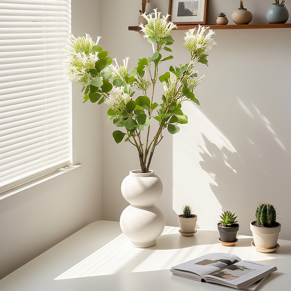 Flores de simulación de flores alternativas nunca se marchitan flores verdaderas dormitorio decoración de oficina decoración del hogar ins