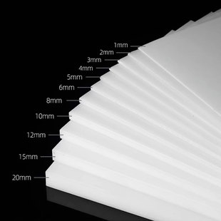 PP board polypropylene plastic board factory anti-stamping white hard plastic welded Water Tank Board zero-cut processing customization
