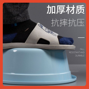✅ Thickened and Deepened Plastic Washbasin for Household Use, Large Size for Washing Vegetables, Suitable for College Dormitory Bathing and Foot Washing, Durable and Resistant to Falling