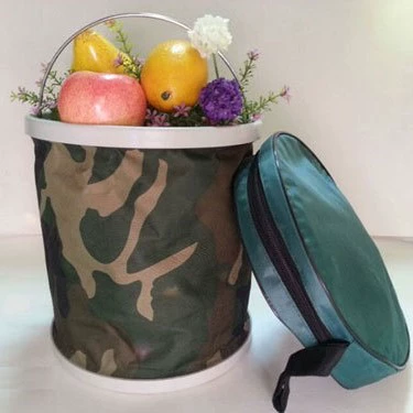 Экологически чистое складное ведро 11 л для пикника, путешествий и автомобилей. Производители рекламных подарков.