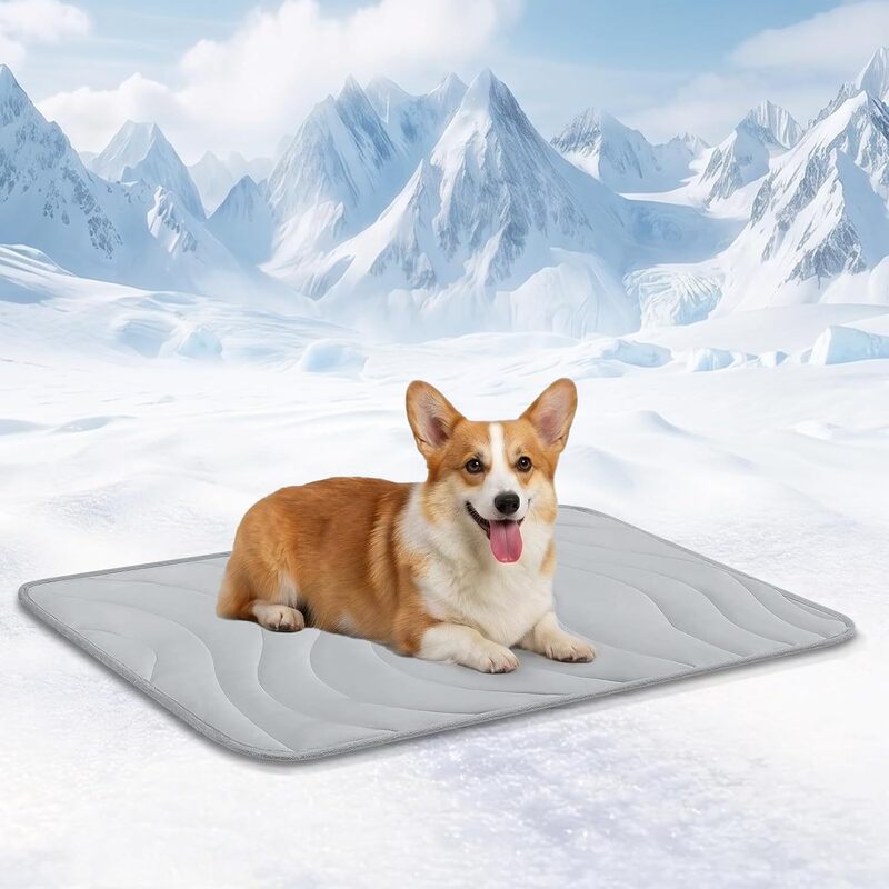 Pet Cooling Mat for Summer, Dog and Cat Cooling Pad, Sleeping Mat for Heat Relief, Dual-use Cooling and Heating Mat for Pets, Direct from the Factory