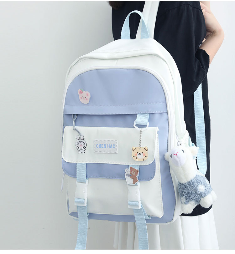 Schoolbag Girls' Korean Style Good-looking Junior High School Student Large Capacity Backpack Mori All-match Primary School Student Lightweight Backpack display picture 38