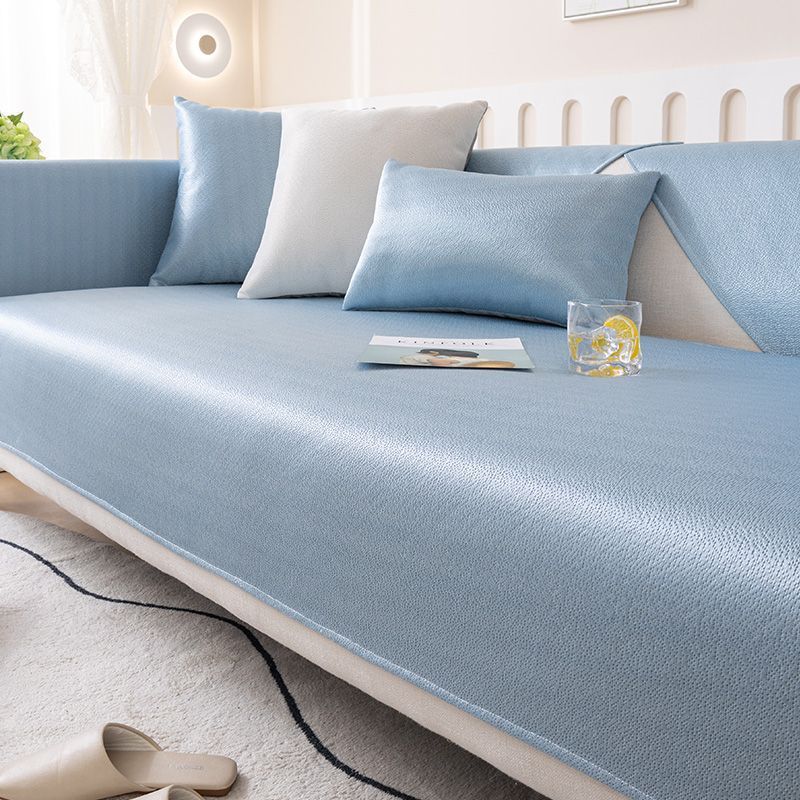 Ice Silk Sofa Cushion Summer Summer Style Anti-Slip Cool Mat Cushion Washable Ice Cushion Sofa Cover Sofa Backrest Cover
