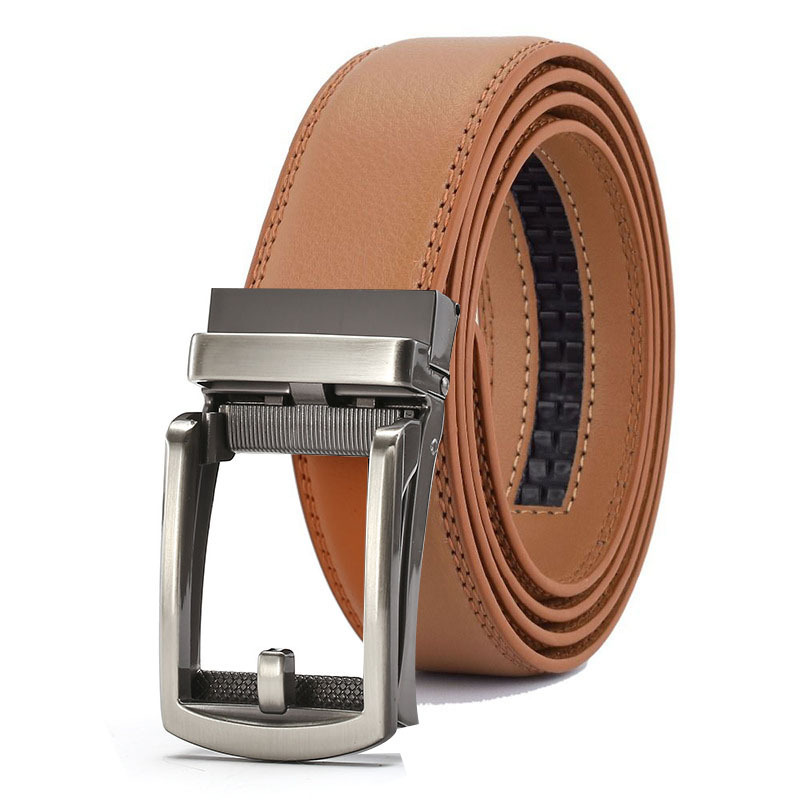 Comercio exterior cinturón de hebilla automática de los hombres cinturón falso pin hebilla de negocios moda viajero clip hebilla Venta caliente cinturón 35mm ancho