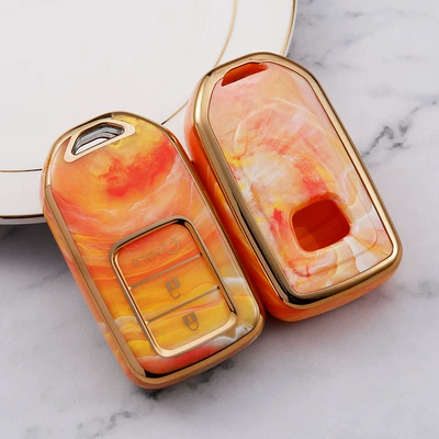 Bentian Key Cover Crv Binzhi — Car key bag - pe-bag-huangtian-jade-3-key-b