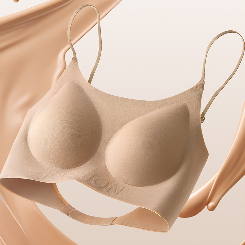 Invisible Foundation-Like Bra for Women, U-Shaped Backless Bra for Small Busts, Enhancing and Showing Off the Back, with Thin Straps for Layering