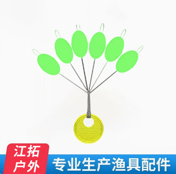 超大夜光太空豆橄榄型海钓船钓浏阳钩硅胶太空豆垂钓渔具用品配件