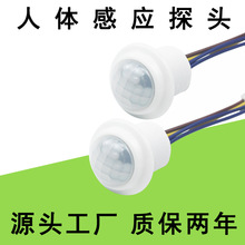智能一体小探头PIR人体红外线感应器110V220V过道LED灯具感应开关