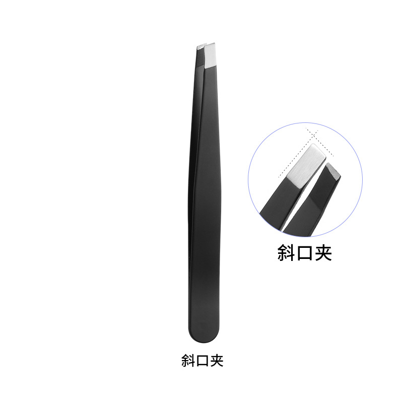 [en stock] cejas de acero inoxidable cejas pinzas de alta calidad cejas pinzas de precisión herramientas de belleza cejas pinzas 96 clip