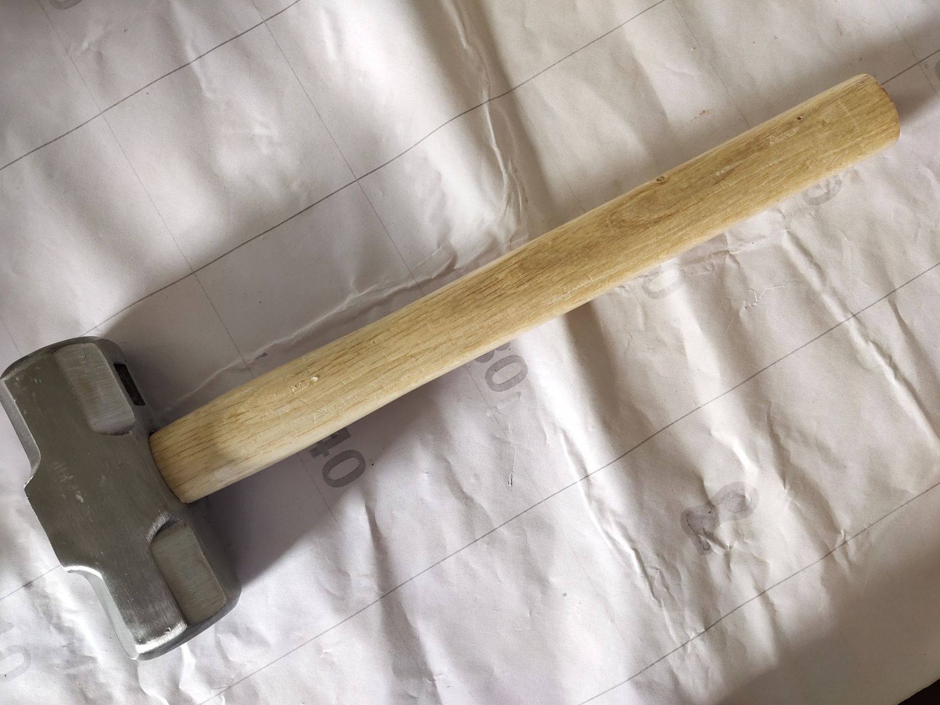 碳钢八角锤 石工青冈木柄八角锤 全抛光高碳钢锤子 铁榔头八角锤