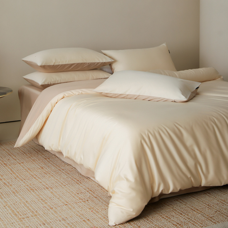 100S algodón de lana larga de Xinjiang cuatro estaciones de algodón sólido de color único colcha