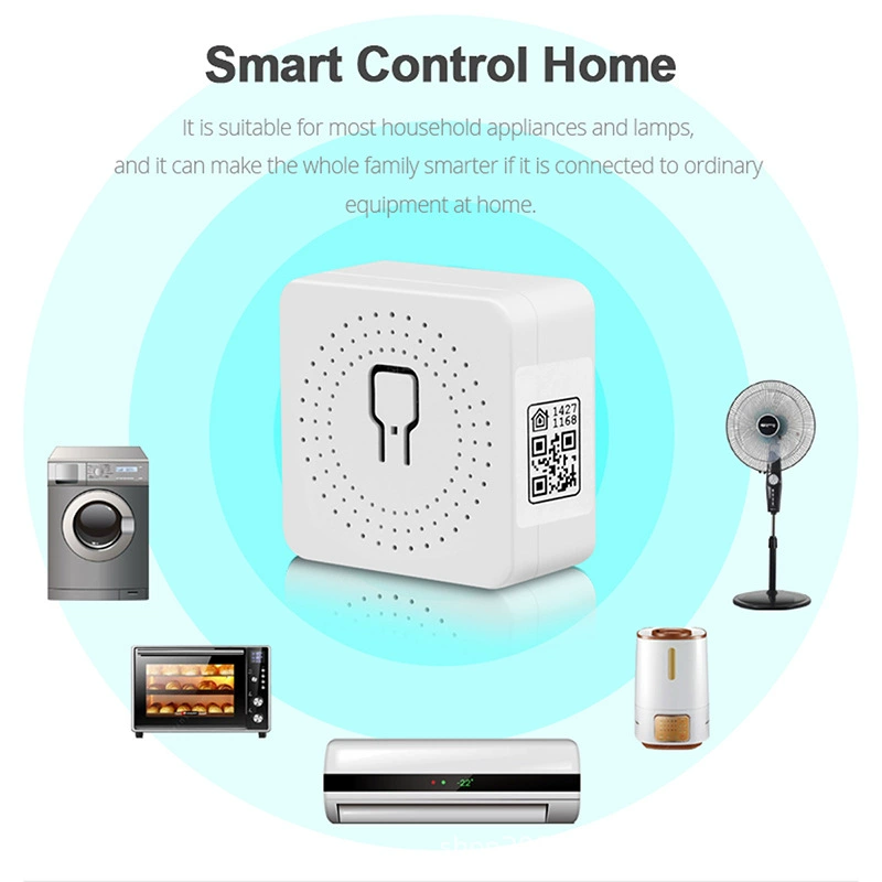 Cozylife умный Wi‑Fi выключатель мини кассета 1‑ход, двойное управление, приложение, дистанционное управление