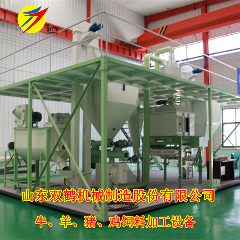 沈阳小型猪颗粒饲料生产线 养殖场用饲料颗粒加工设备 包安装调试