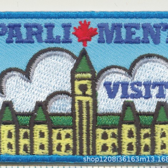 美迪嘉厂家商标  工厂销售 绣花章2英寸75%绣软胶绣花章快速出货