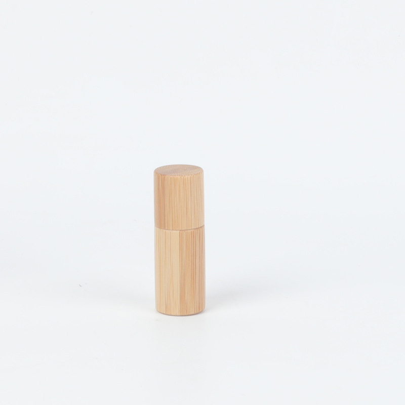 竹製ローラーボトル 香水精油ボトル ロールオン分注ボトル 3ml5ml10ml 竹蓋付き 全竹製ローラーボトル|undefined