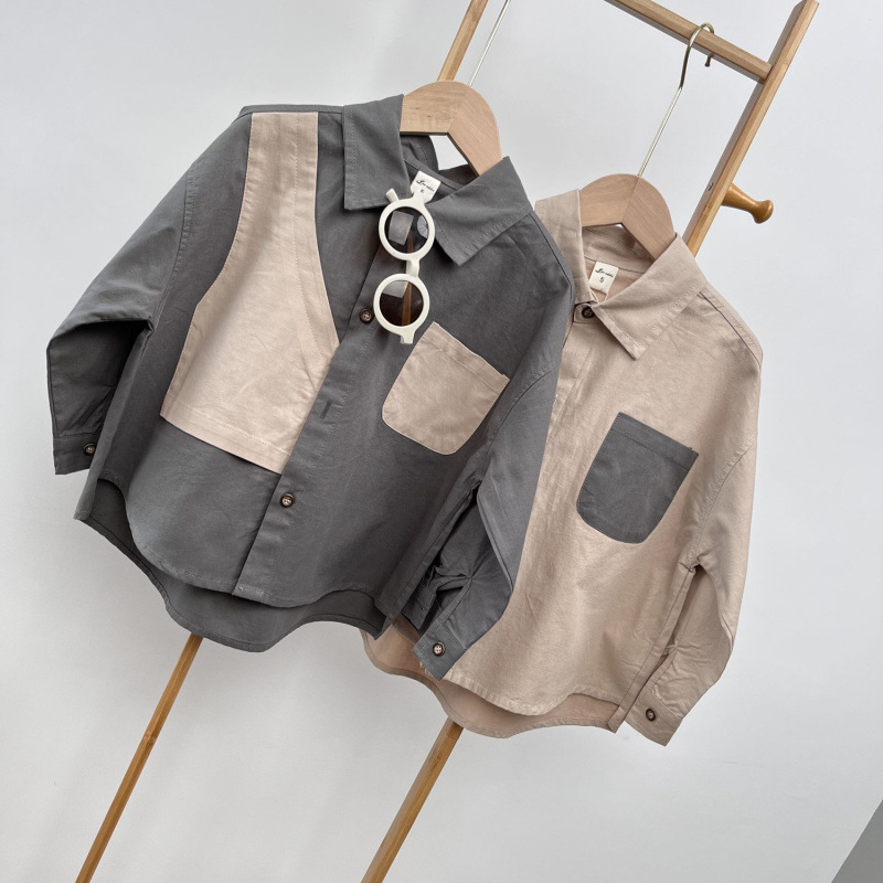 Autumn children's shirt for boys