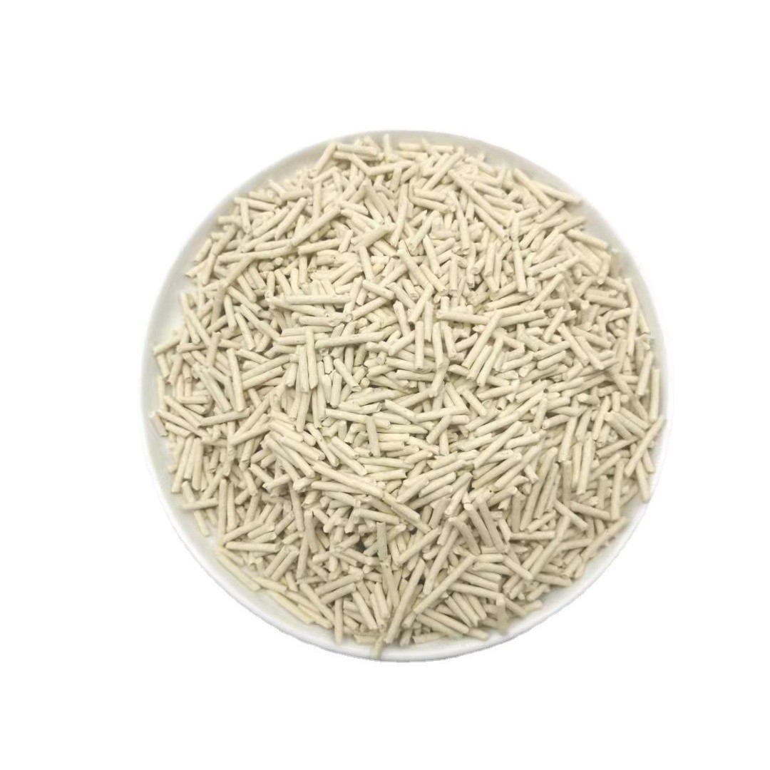 Gran cantidad de arena de gato de tofu al por mayor de té verde original carbón activado soporte de desodorización in situ transfronterizo aglomeración no es fácil de adherirse al fondo