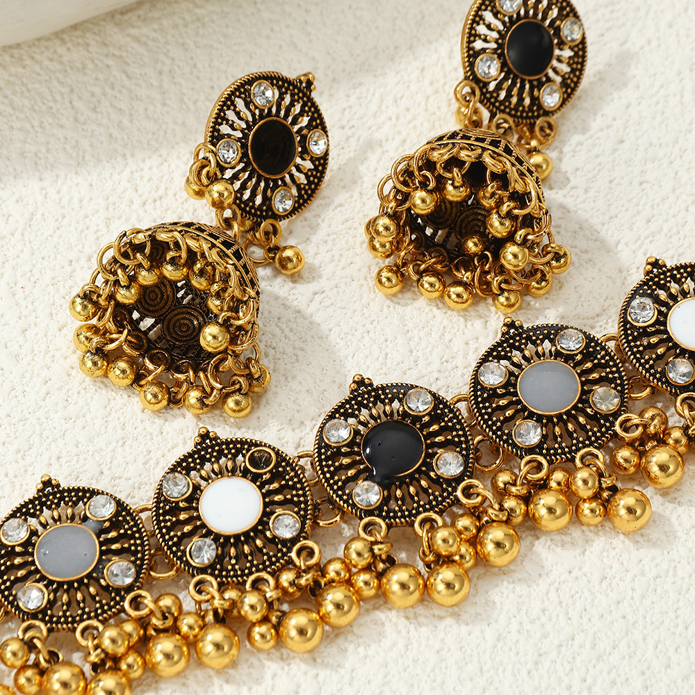 Set collana e orecchini in metallo gioielli di moda per donna_voghion.com