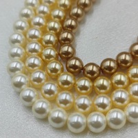 强光高品质施家珍珠金色620/539/296/306南洋金珠贝珠diy配件串珠