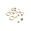 Stainless steel 0.8 line closed mouth ring flat ring single circle DIY accessories