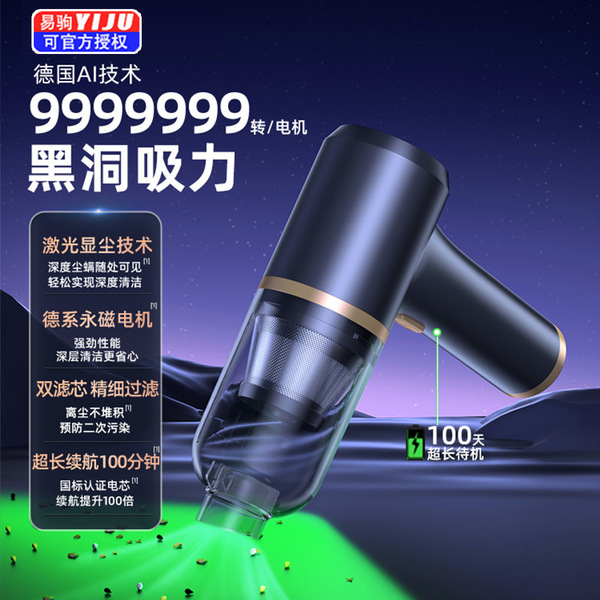 Small handheld wireless powerful vacuum cleaner for car for home use