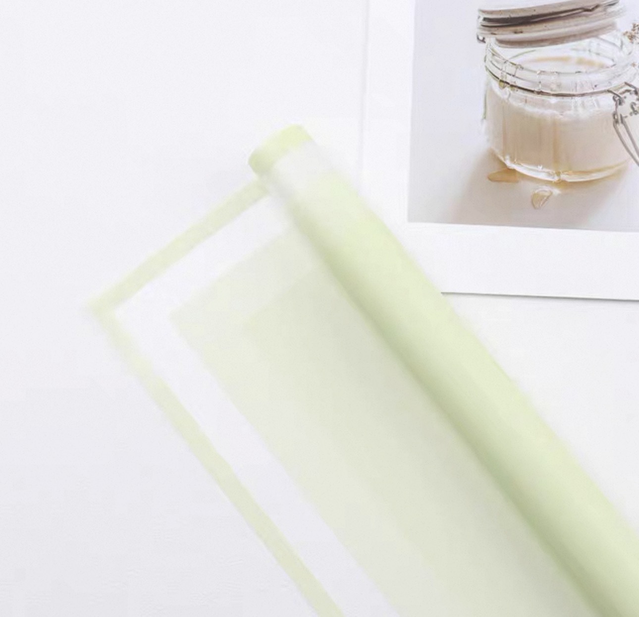 Borde dorado película de gelatina impermeable papel mate flor papel de embalaje ramo floral Día DE LA Madre material de papel de embalaje al por mayor