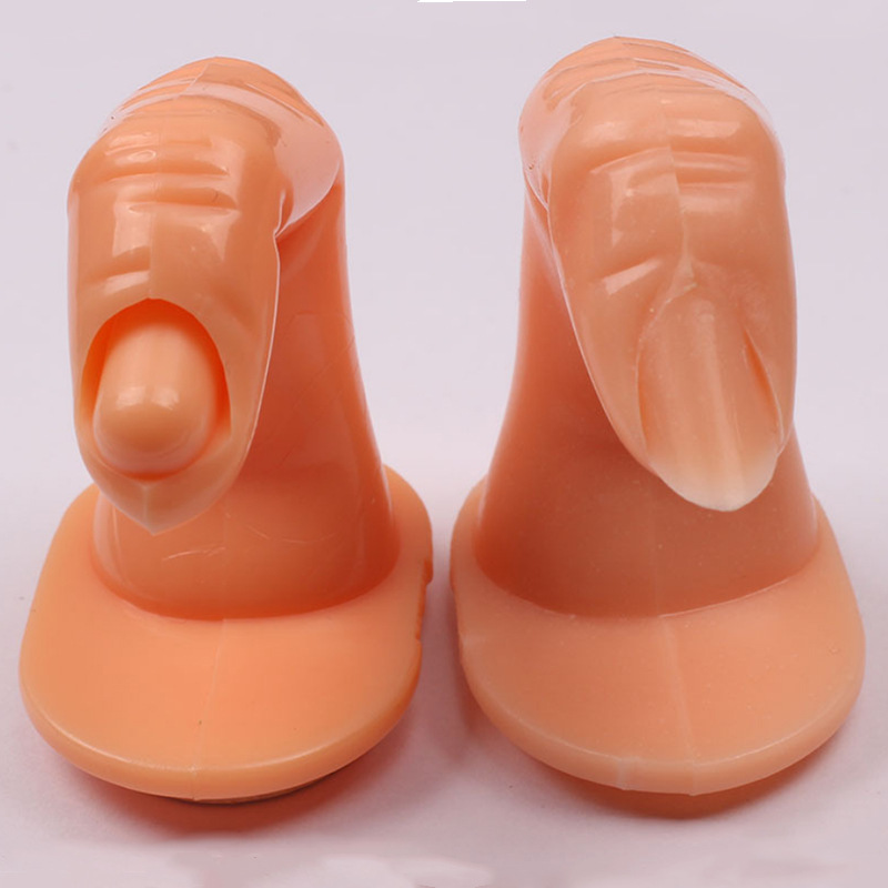 Práctica de uñas simulación de dedo falso dedo modelo disponible en uñas y uñas gratis