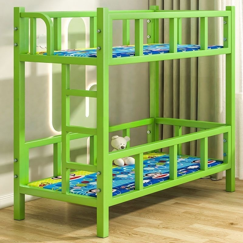 Двухъярусная кровать голубая 128x60x120