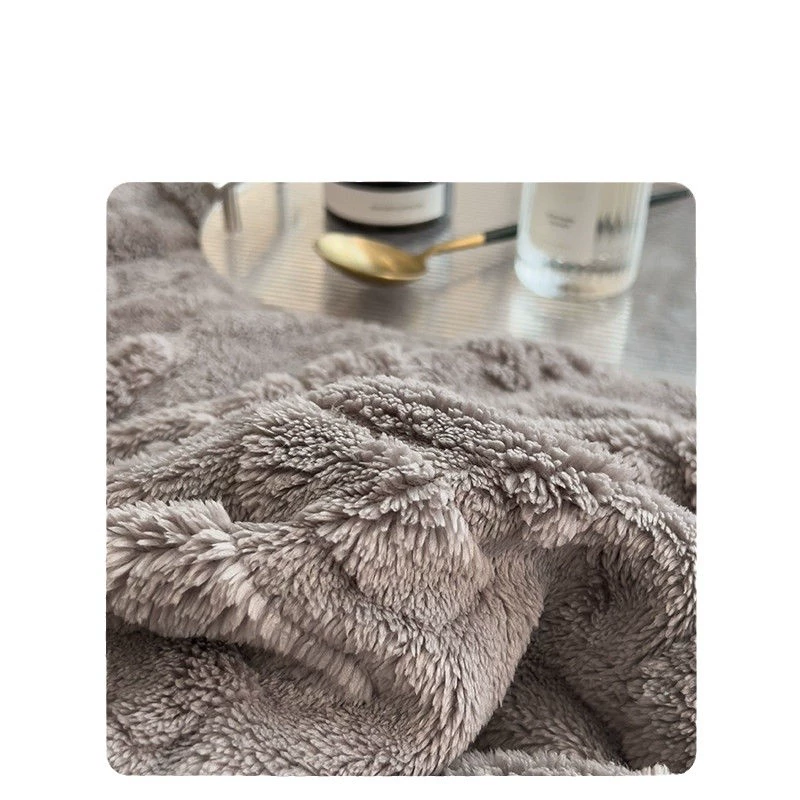 Cute winter coral duvet, increased thickness