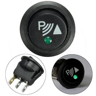 KCD1 cat's eye rocker switch LED light 12V car modified reversing sensor switch rocker rocker switch