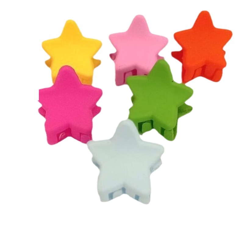 Children's Flower Clamp Small Daisy Crown Rabbit Mini Small Hairpin Five-pointed Star Plum Blossom Hairpin Hair Accessories