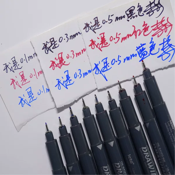 Oil-Based Needle-Tip Pen for Jade Carving, Ultra-Fine Line Drawing Pen, Waterproof, Super Fine Tip, Non-Fading Marking Pen