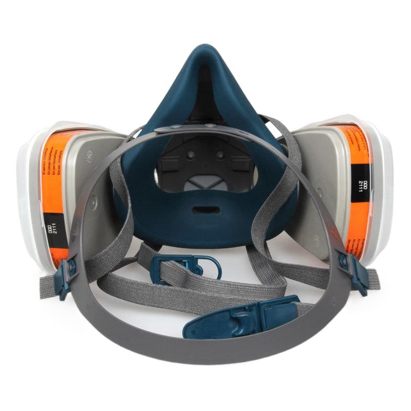 3M6502 + 6007(6009 alternativa) máscara de gas a prueba de polvo de vapor de mercurio Mercurio a prueba de máscara de cloro