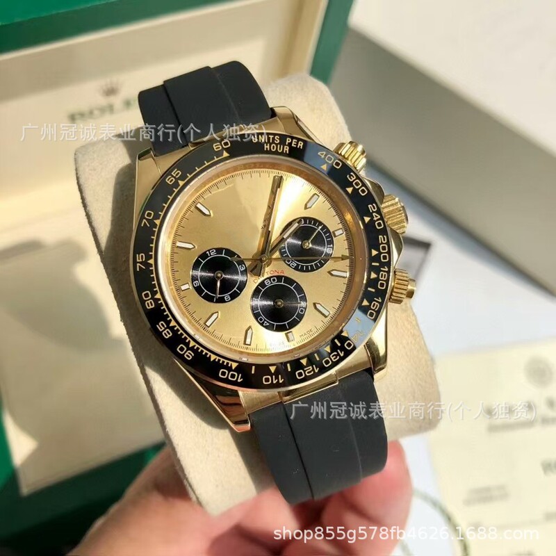 Popular Micro-Business Product: Daytona Three-Eye Six-Hand Vk Men's 4130 Multi-Function Chronograph 7750 Automatic Mechanical Watch Panda Popular Micro-Business Product: Daytona Three-Eye Six-Hand Vk Men's 4130 Multi-Function Chronograph 7750 Automatic Mechanical Watch Panda