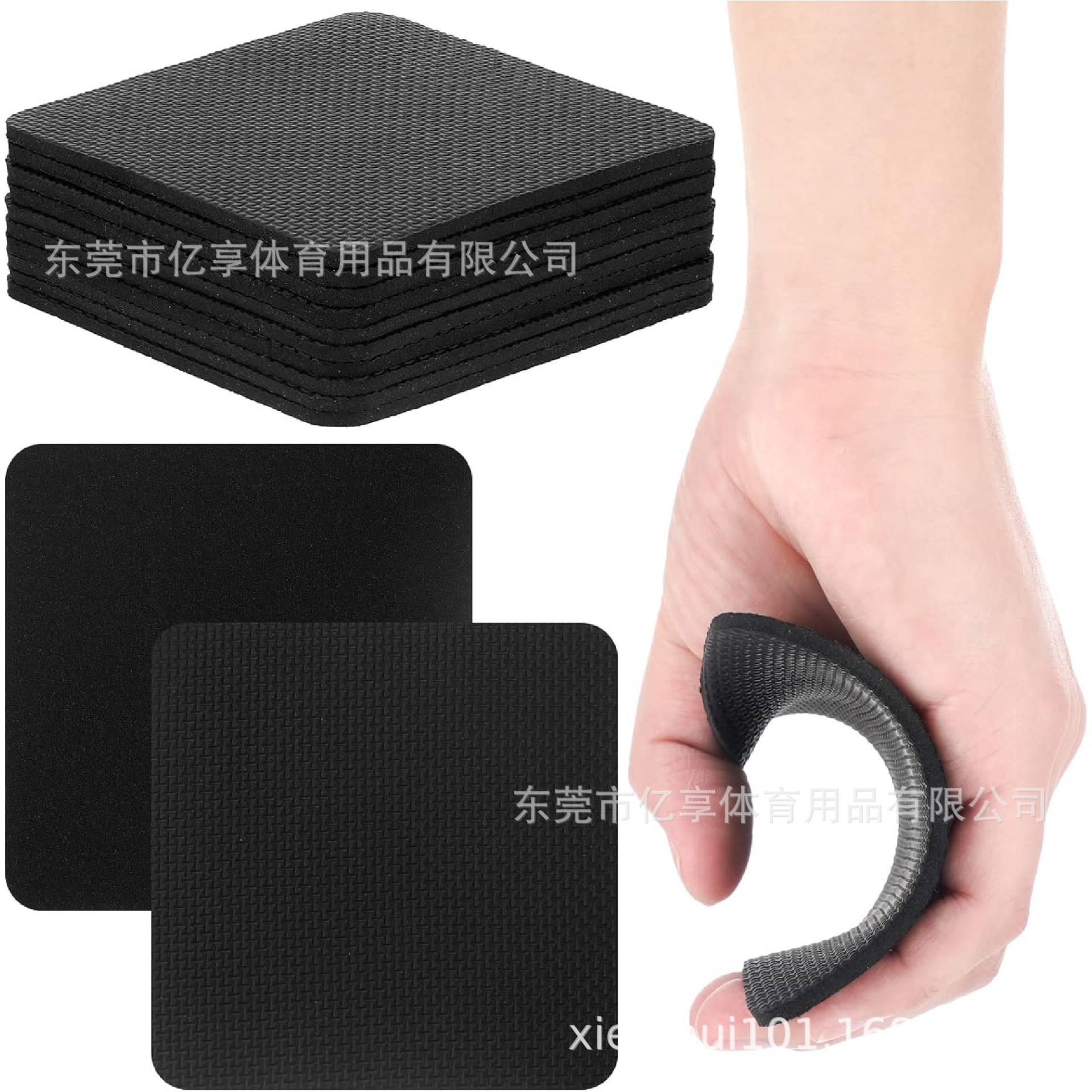 Cross-Border Spot Disposable Diving Material Non-Slip Hand Pads Fitness Training Palm Pads Dumbbell Weightlifting Exercise Pads