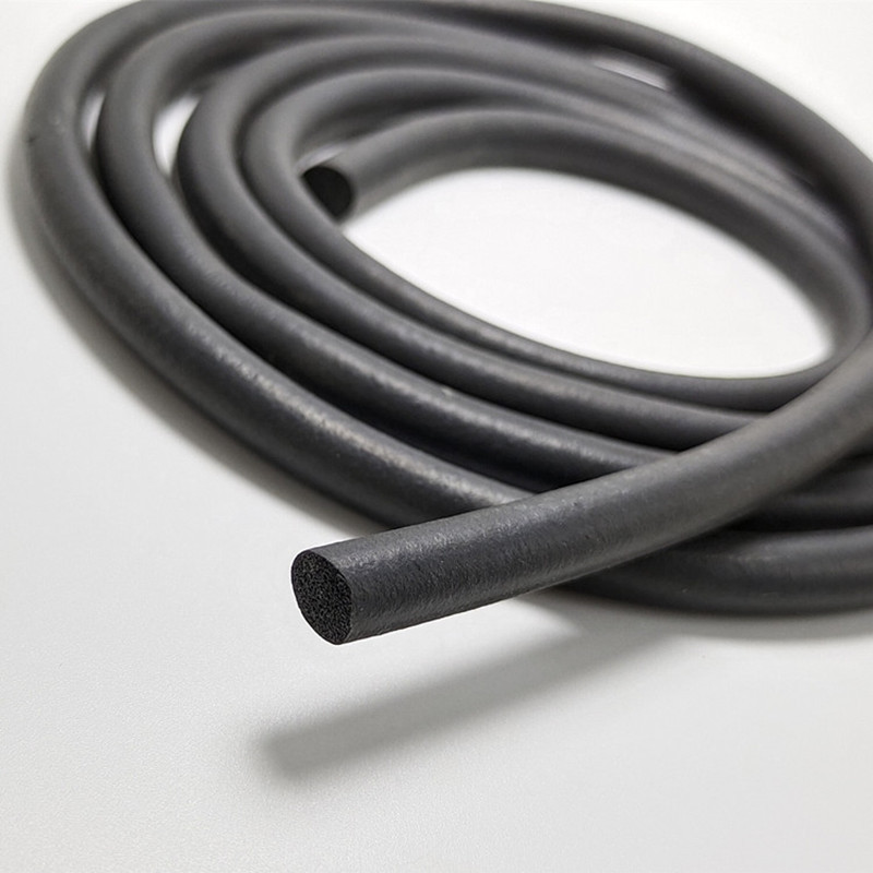 メーカー EPDM 発泡丸棒固体スポンジストリップ電気キャビネット家具シールストリップゴム発泡ストリップ黒|undefined