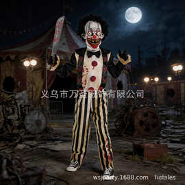 跨境万圣节cos恐怖小丑服装
