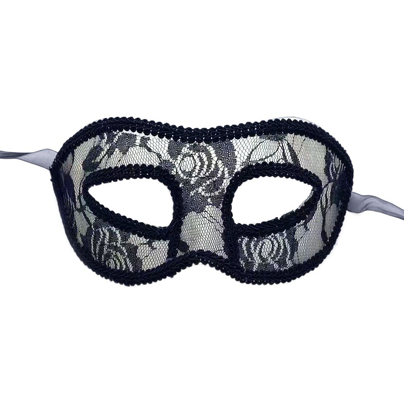 Halloween Máscara de dama fiesta Flathead Lace Half Face Ball Blind Face Princess Lace Festival Show Máscara falsa
