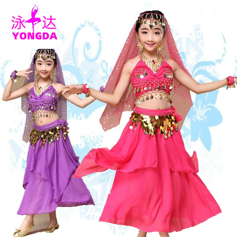 Yongda Jiayi Children's Indian Dance Performance Costume Suit Children's Belly Dance Performance Costume Yongda Jiayi Children's Indian Dance Performance Costume Suit Children's Belly Dance Performance Costume