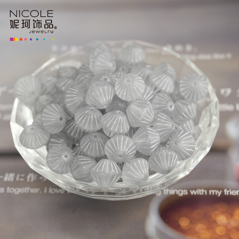 Importado checo Baosha cuentas de linterna de vidrio con cuentas hechas a mano Pulsera de 11mm accesorios de material de bricolaje alrededor de 100 piezas