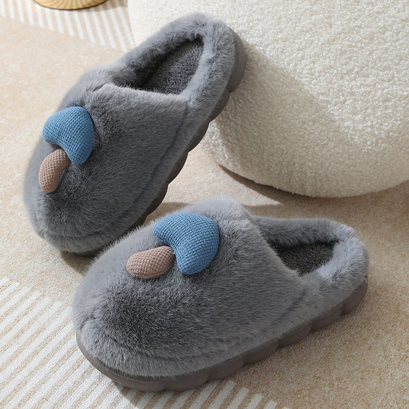 Zapatillas de algodón para mujeres otoño y invierno 2026 nuevas zapatillas de cachorro de dibujos animados antideslizantes para interiores image 19
