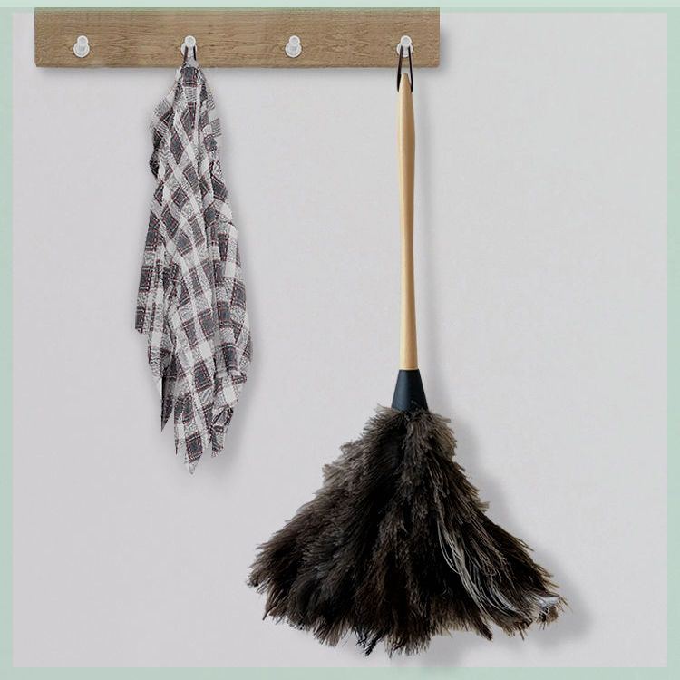 Plumero de pollo hogar sin pelusa eliminación de polvo del coche artefacto eliminación de polvo electrostática plumero pluma de avestruz plumero limpieza