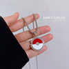 Necklace stainless steel suitable for men and women, sweater hip-hop style, pendant for beloved, does not fade, wholesale