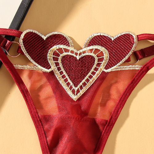Girly Heart Japanese Thong Two-Dimensional Cute Fat Breathable Low Waist Adjustable Thin Strap Panties for Women 2260