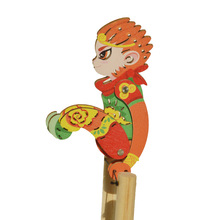 厂家批发春节庙会礼品 传统益智儿童玩具翻猴 杂技体操人