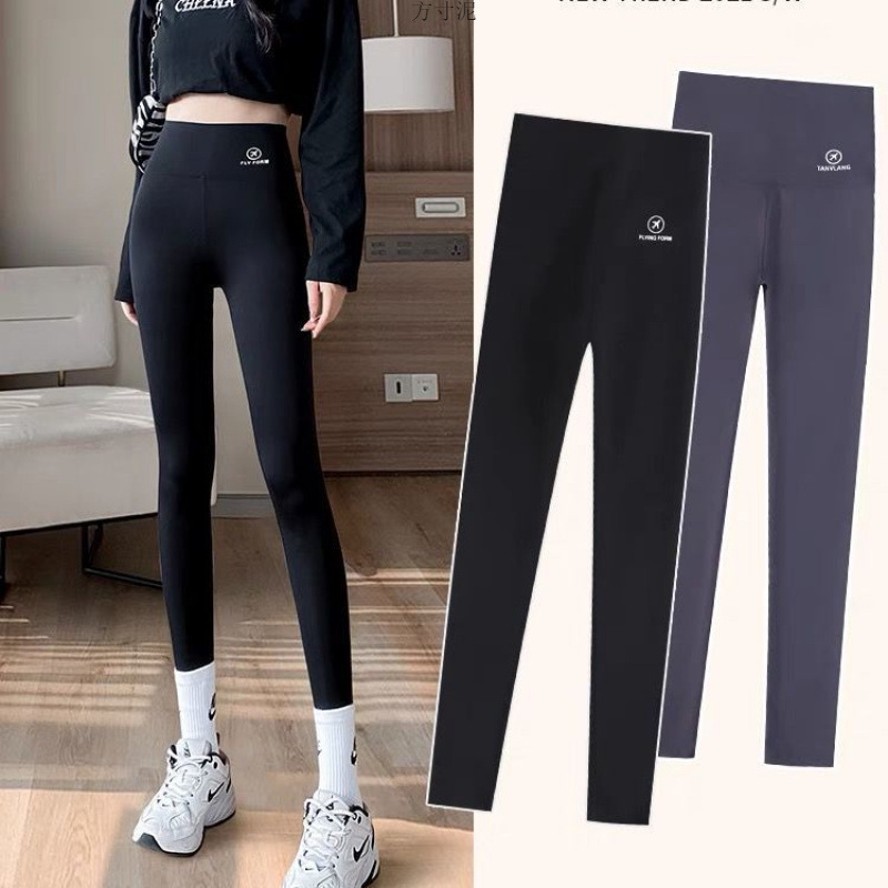 2022 New Leather Leggings Women's Outer Wear Spring and Autumn Flying Pants Belly Hip Yoga High Waist Pants Factory Foreign Trade 2022 New Leather Leggings Women's Outer Wear Spring and Autumn Flying Pants Belly Hip Yoga High Waist Pants Factory Foreign Trade