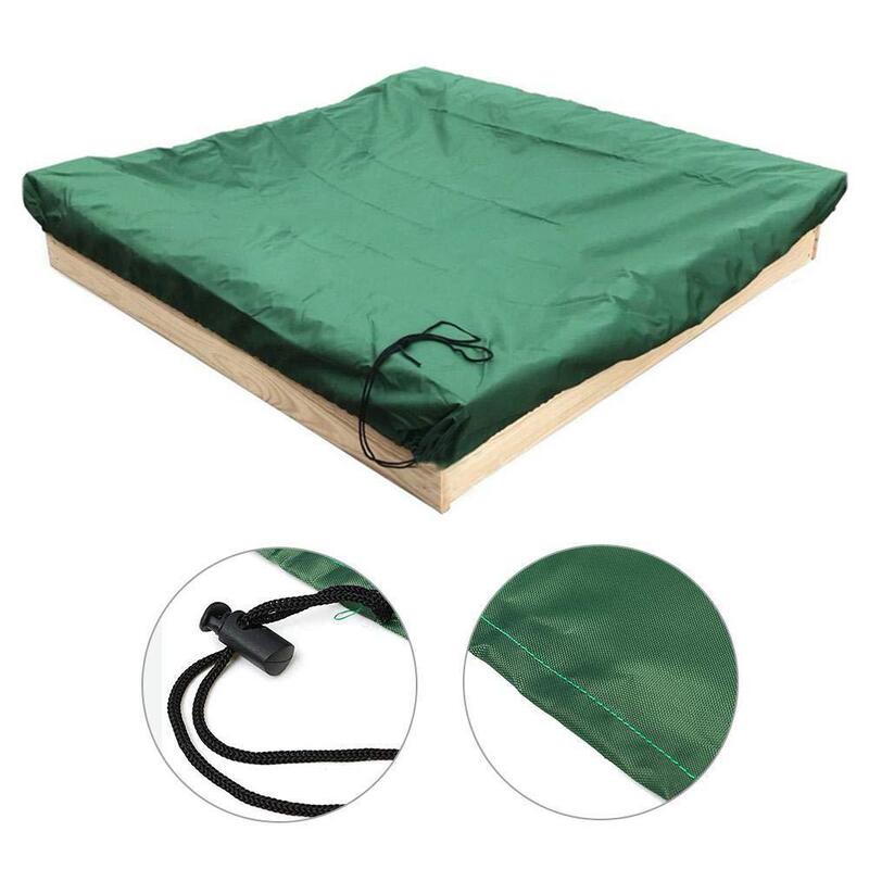 Garden Courtyard Square green garden children's toy sand pit cover Garden small bath cover waterproof sunshade
