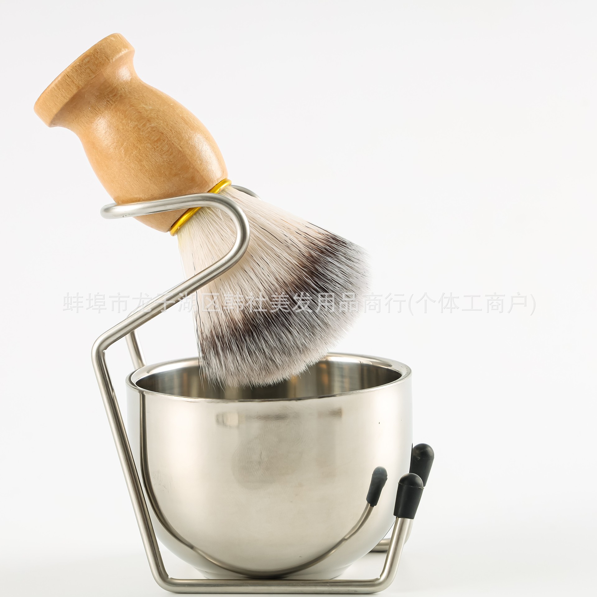 Cepillo de afeitar para hombres de pelo suave cepillo de barba soporte de madera sólida cepillo de afeitar peluquería herramientas de acabado de belleza