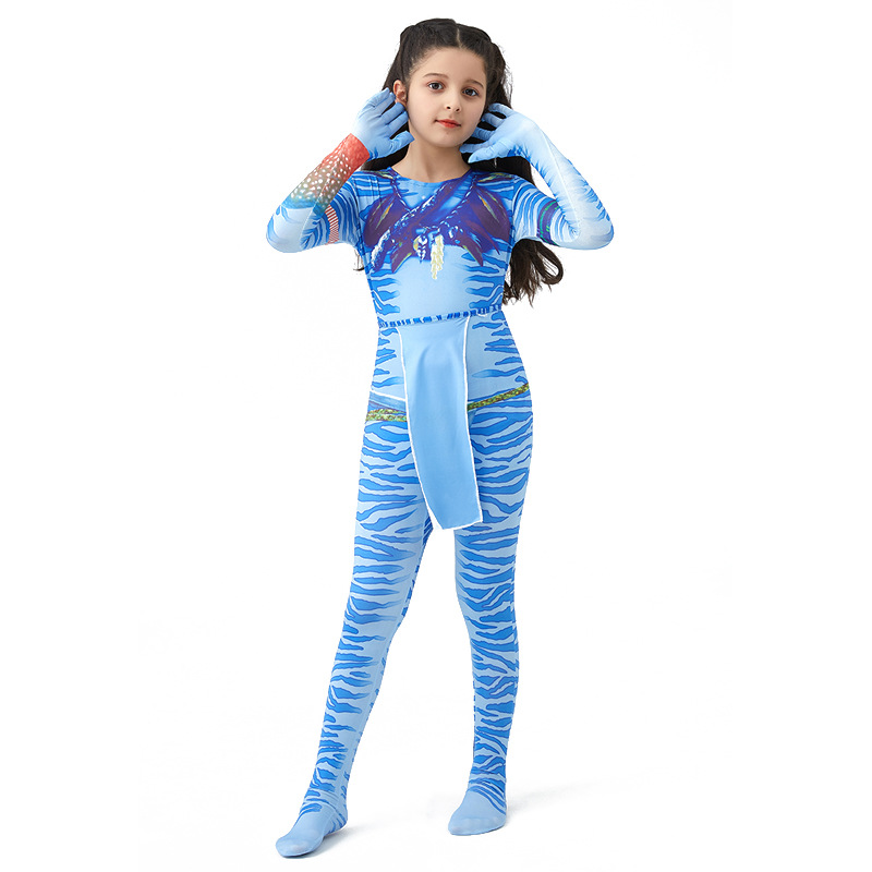 Avatar 2cos ropa de agua carretera niños adultos ropa Cosplay película mismo apretado mono ropa