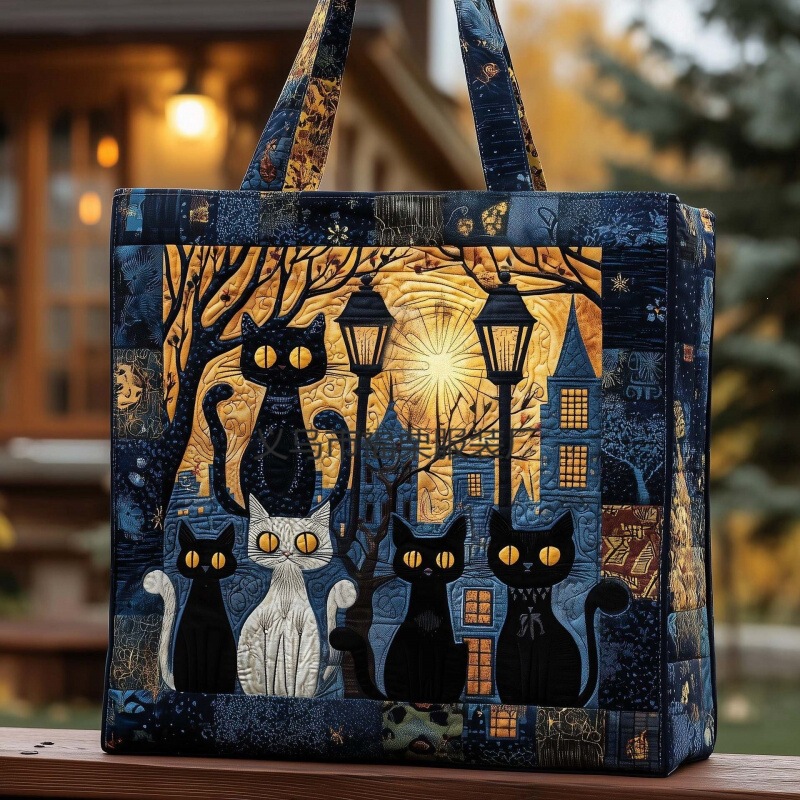 2026 Cross-Border Independent Station Amazon New 3D Digital Print Halloween Tote Bag Commuting Casual Cotton Bag 2026 Cross-Border Independent Station Amazon New 3D Digital Print Halloween Tote Bag Commuting Casual Cotton Bag